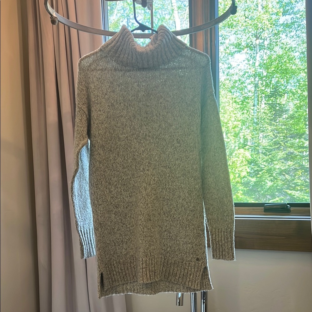 Eddie Bauer Gray Cowl Neck Sweater Timeless Comfort